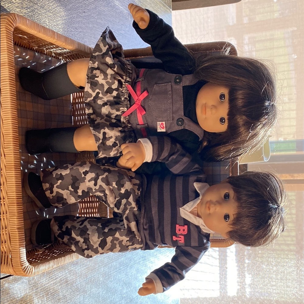 American Girl Black and Pink Dolls Accessories